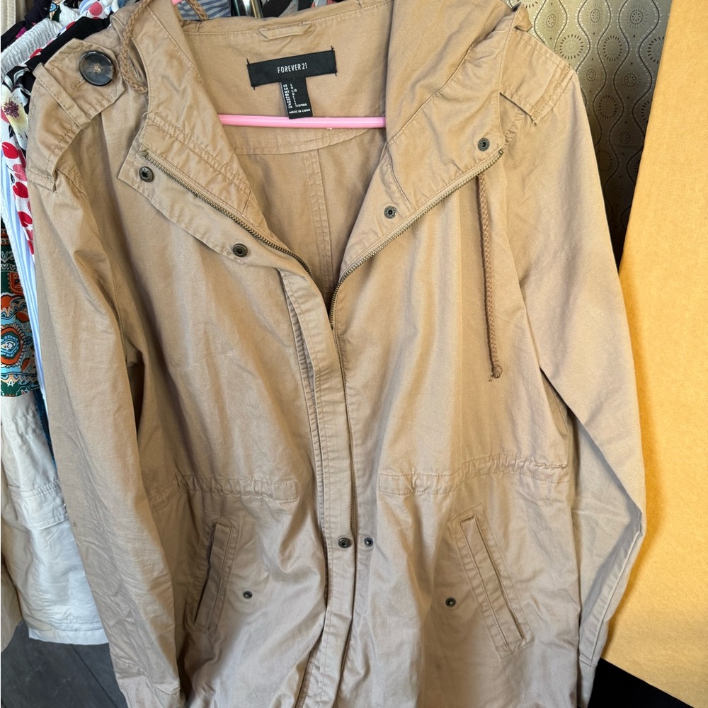 Forever 21 Light Brown Utility Jacket